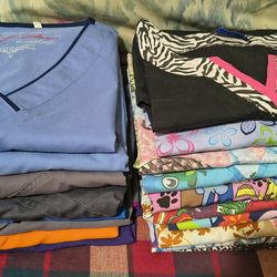 Scrub Nurse... Size Medium and large... Take all for $5 Dollars
