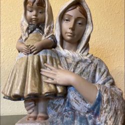 ORIGINAL LLADRO… 14”…Limited Edition Retired “My Baby Lladro” Madre Castellana…IN EXCELLENT CONDITION…$895