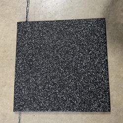1” Square Edge Tile (Acousti Tile) - RUBBER FLOORING