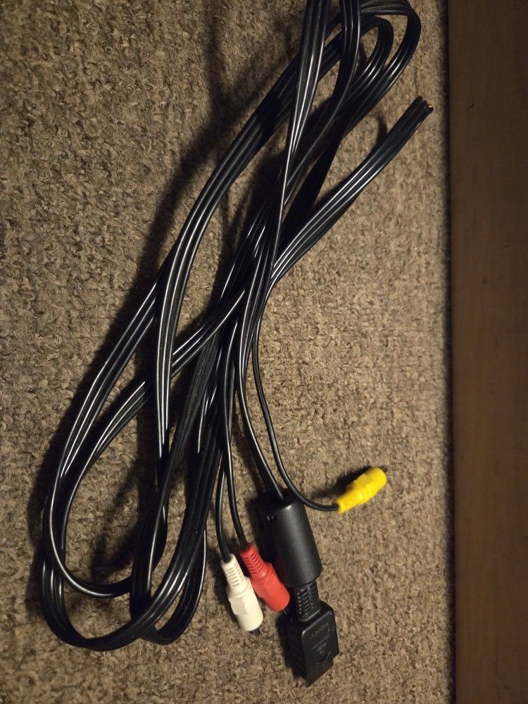 PS2 And PS3 Audio Video Cable