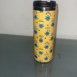 Despicable Me Minion Stencil Travel Tumbler