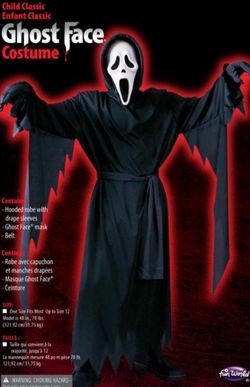 Ghost Face Child Costume