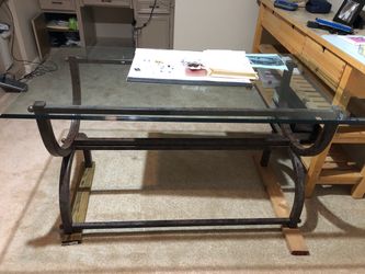 Glass table / desk