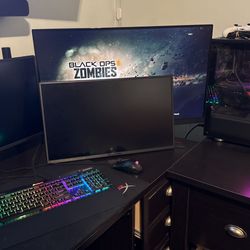 COMPLETE DUAL MONITOR GAMING PC SETUP 