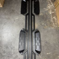 2022 To 2026 Toyota Tundra Double Cab Armor Drop Steps Estribos Escalones Blindados