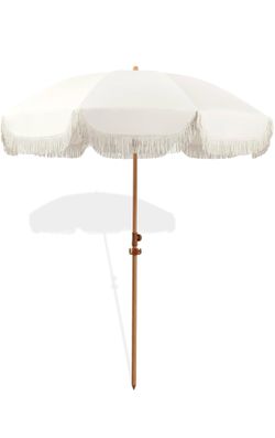 Seazul 6.5ft Patio Umbrella with Fringe