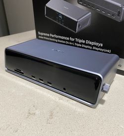Anker Prime Docking Station (DL7400), 14-in-1 Triple Display, DisplayLink | 140W Max, Smart Display, Triple 4K@60Hz (2 HDMI+1 DP)