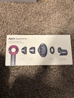 Brand new Dyson Supersonic hair dryer, still factory sealed in the original packaging. Never opened or used.