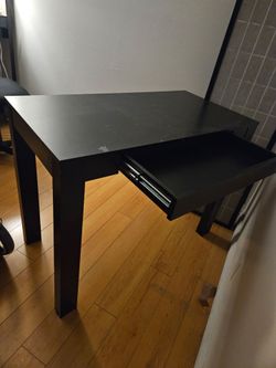 Black desk 1 drawer