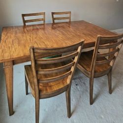 Ethan Allen Wood Table Set