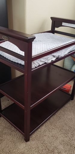Crib and changing table
