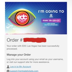 VIP EDC TICKET