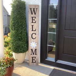 Porch Welcome Sign