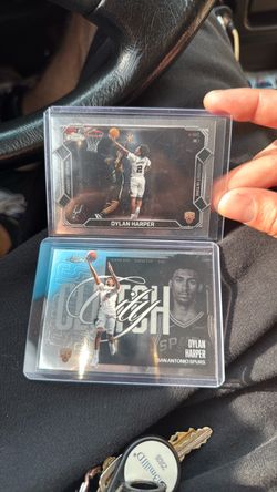 Dylan Harper Topps Chrome Rookie Card Lot (2)