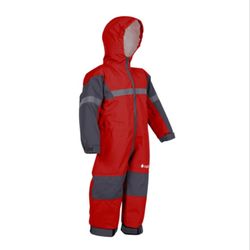 New Oaki Children's Rain/Trail Waterproof Red Suit, Size 6/7