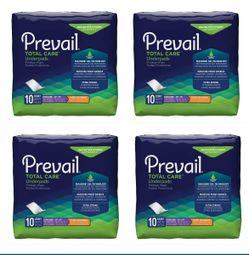 Prevail Total Care Underpads Heavy Absorbency 30 X 36" 40 ct