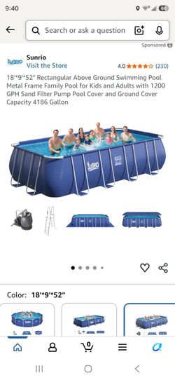 SPECIAL FOR FATHERS DAY SUNRIO SIZE 18 FT X 9 FT X 52 IN