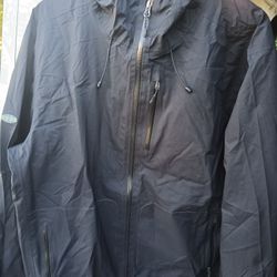 A, UNISEX RAIN JACKET SIZE LARGE ONLY ONE AVAILABLE