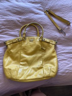 Coach Yellow Purse