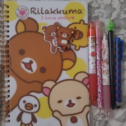RILLAKUMA NOTEBOOK / 5PENS 