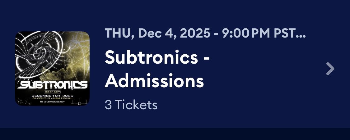 Subtronics Dec. 4
