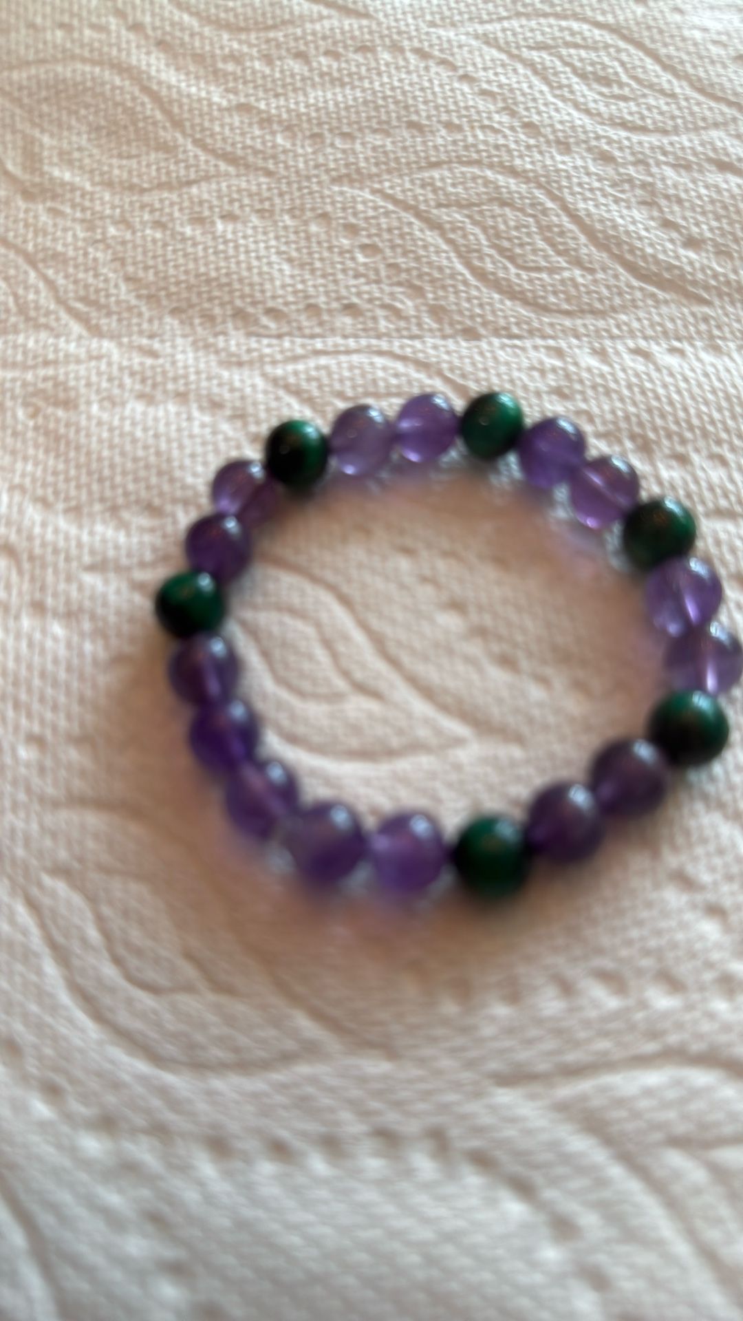 Bracelet approximately . 6” Stretchable.