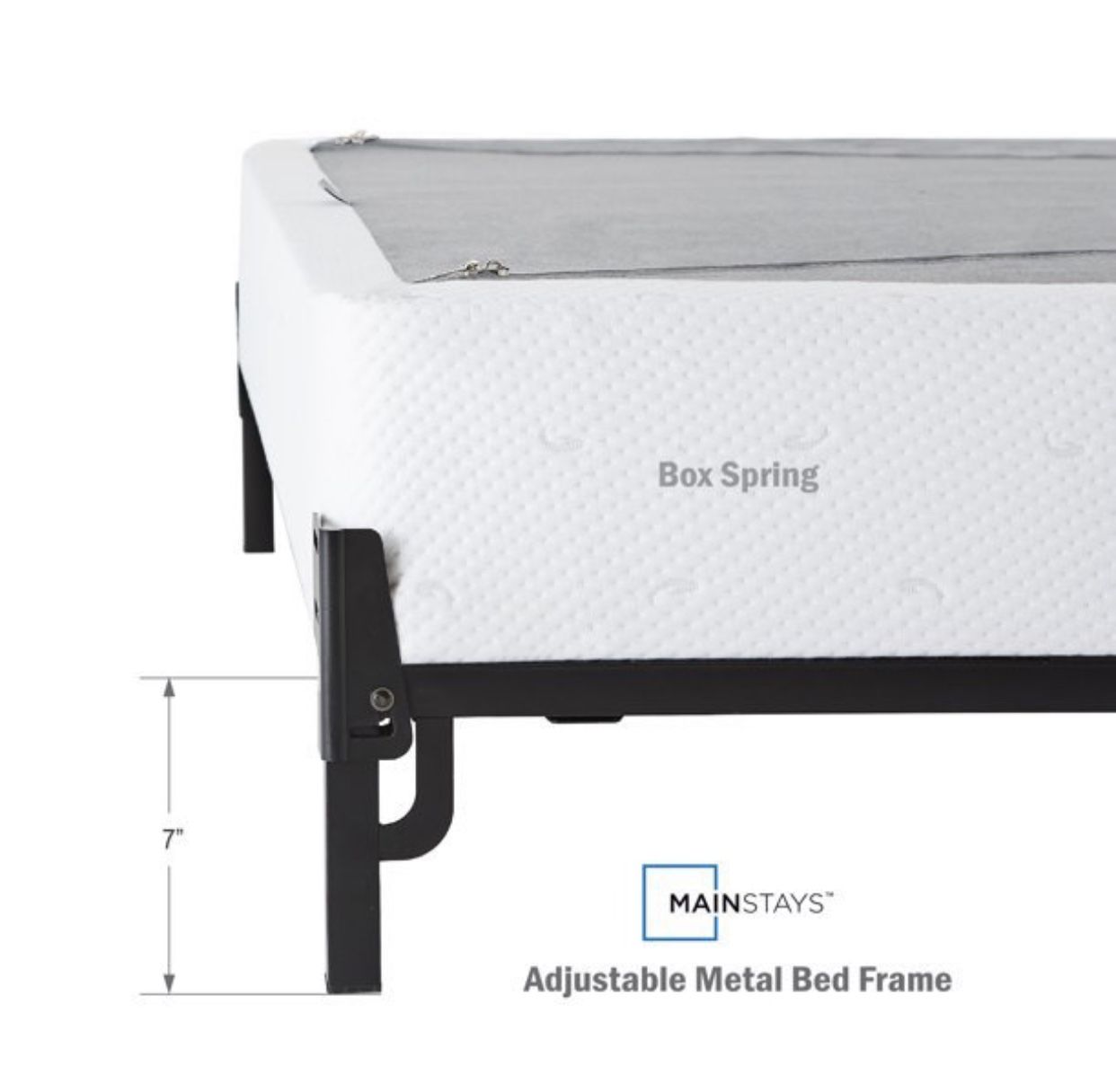 Mainstays 7" Adjustable Bed Frame for Sale in San Diego, CA OfferUp