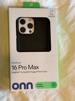 Onn iPhone 16 Pro Max Rugged Phone Case