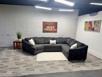 Free Delivery - Ashley Furniture Gray 3 Piece Sectional Couch