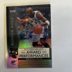 U D Michael Jordan Refractor Mint