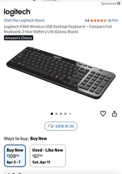 Keyboard Wireless Like New
