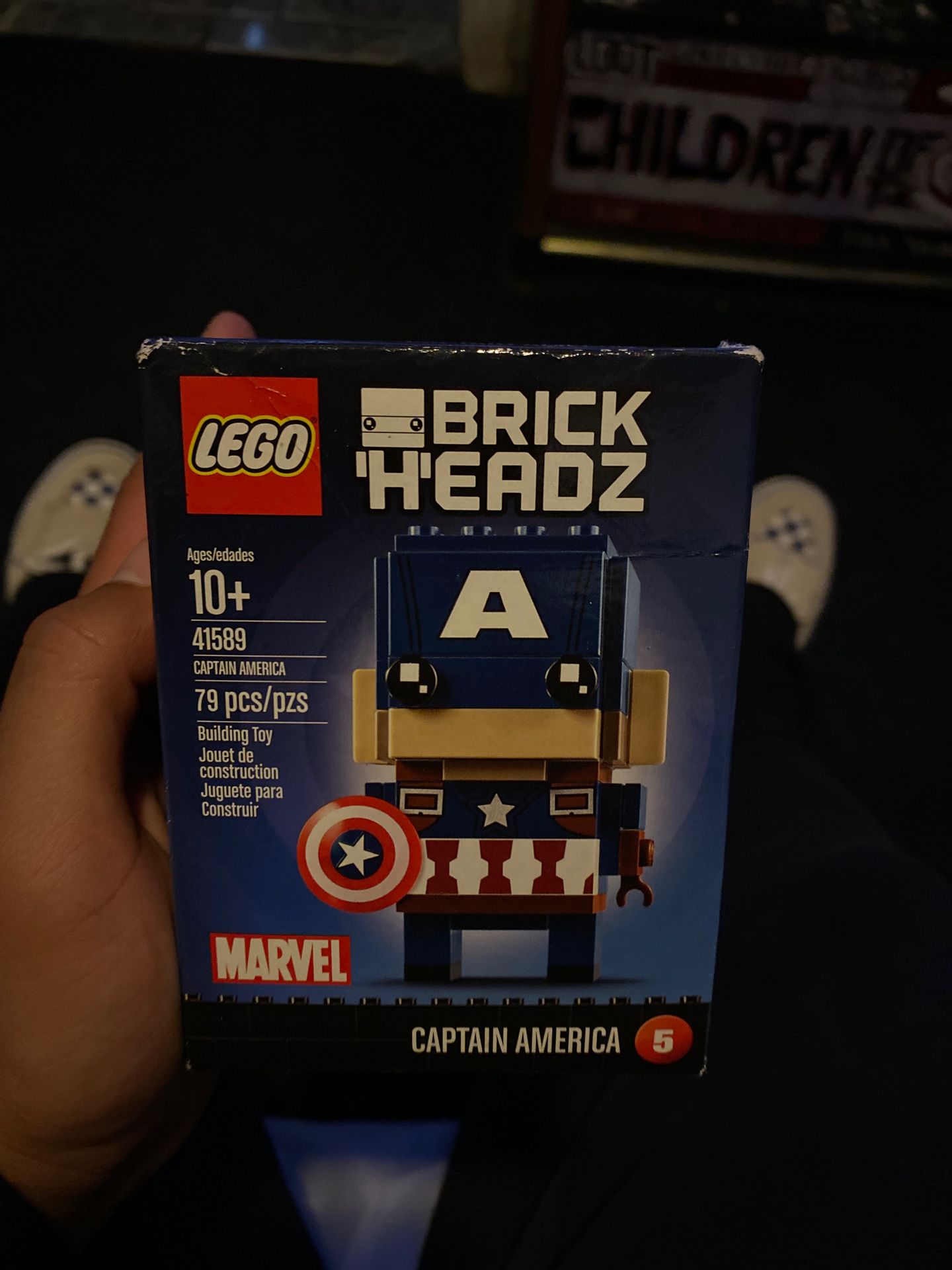 LEGO brick head marvel captain America