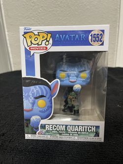 AVATAR #1552 Funko Pop! Recom Quaritch with Skull