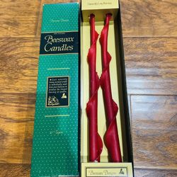 Vintage Beeswax Designs 100% Natural 16" Tapered Rose Candles