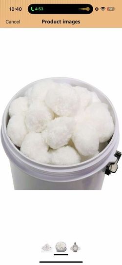 XtremepowerUS Filter Balls Media Filter Media for Swimming Pool Aquarium Filters Pool Filter Ball (1.5lbs Filter Balls is Equivalent to 50lbs Filter S