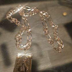 10k chain 14k pendant