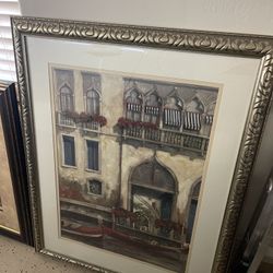 Large Beautiful Framed Picture