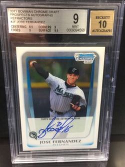 Jose Fernandez graded auto rc #500