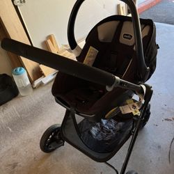 Free baby stroller and Car Seat With Base 