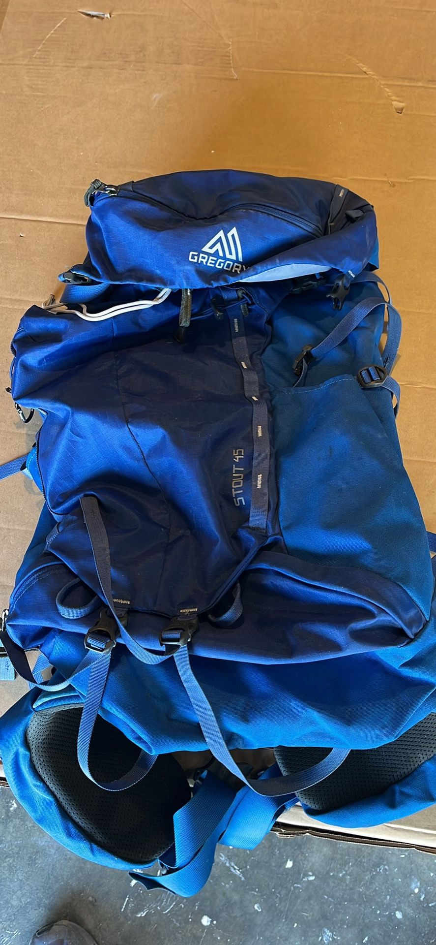 Gregory Stout 45L Blue Back Pack