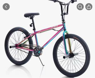 BMX Bike with Iridescent Rainbow Frame