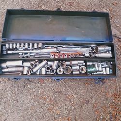Tool Box With Assorted Tools
