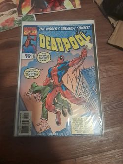 Deadpool signed comic