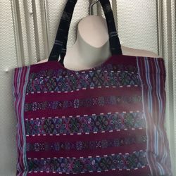 Handwoven/embroidered Handbag/diaper Bag 