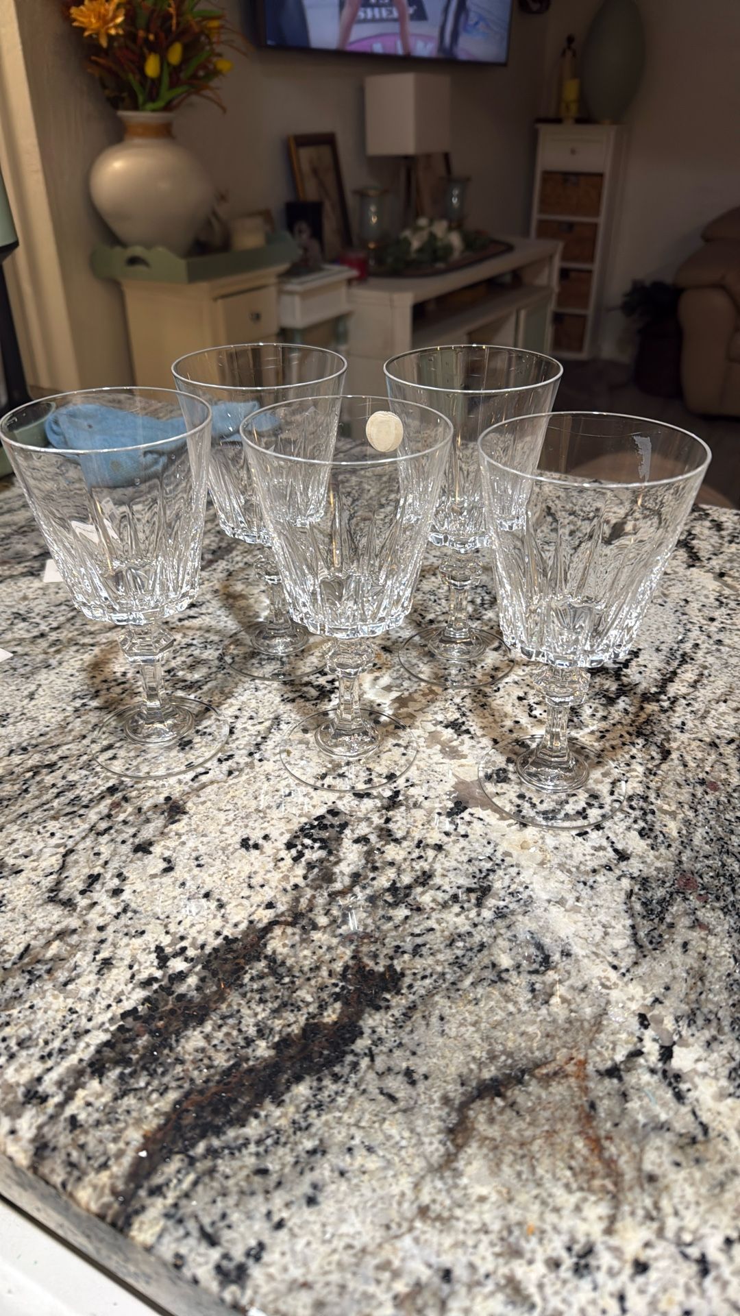 Primcess House Vintage Cristal Wine Glasses
