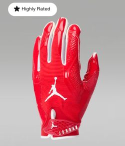 Jordan Fly Lock 2.0 Red Football Gloves M Medium