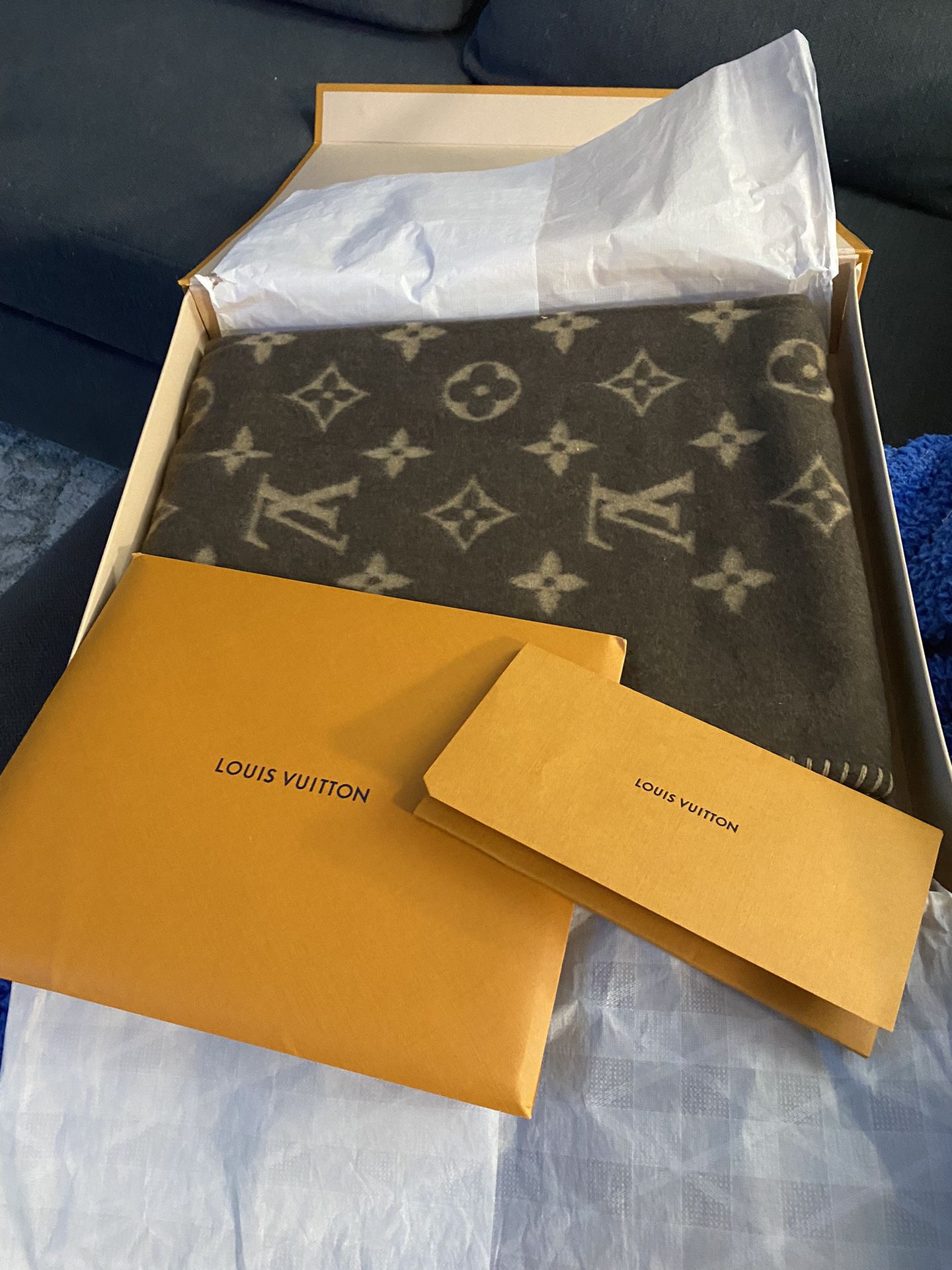 100% Authentic Louis Vuitton Blanket