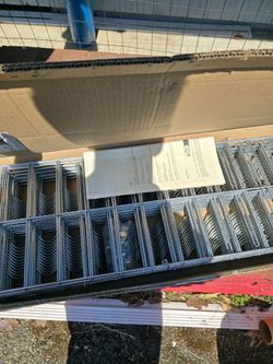 Galvanized steel rock holder set of 3