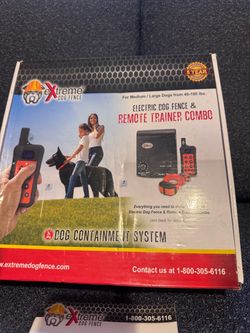 Electric dog fence  trainer combo