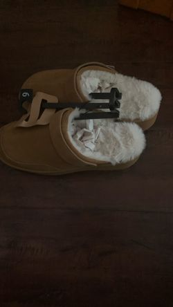 Suede Slip On Clog Size 9